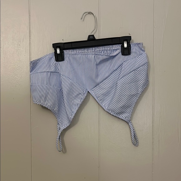 Women’s Blue Striped Shirt - Picture 3 of 4